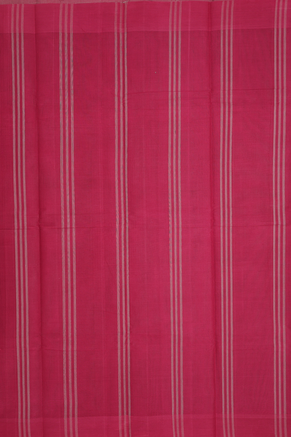 Chettinadu Cotton Saree In Greenish Grey With Contrast Border