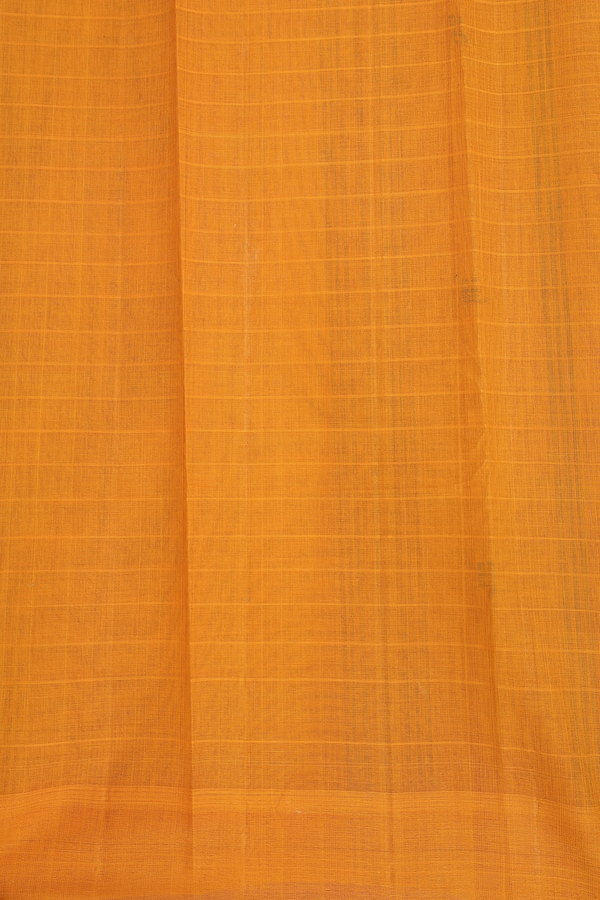 Chettinadu Cotton Saree In Forest Green With Threadwork Buttas