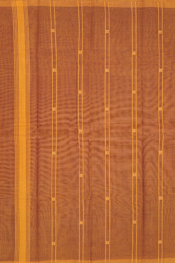 Chettinadu Cotton Saree In Multicolor With Muppagam Design