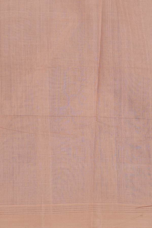 Kanchi Cotton Saree In Deep Purple With Floral Buttas