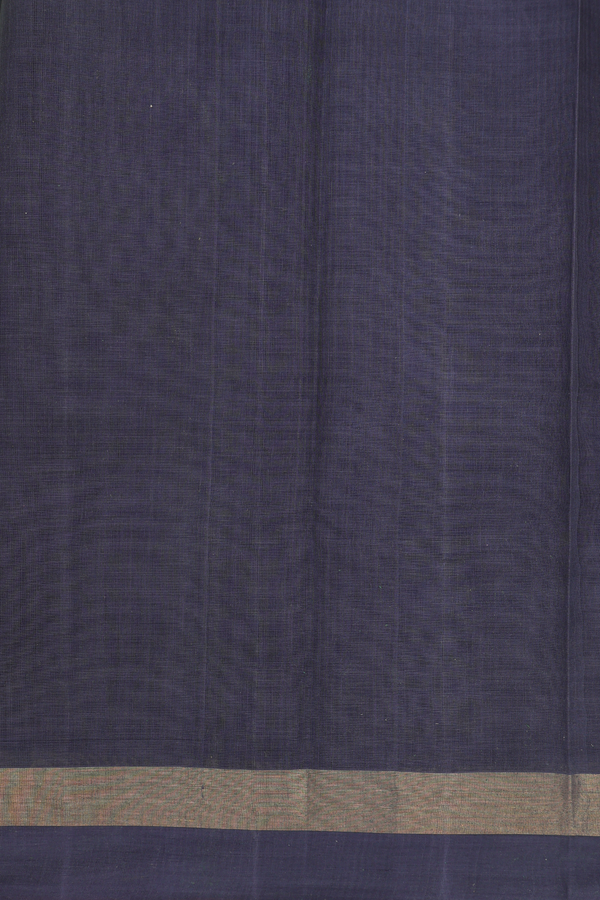 Kanchi Cotton Saree In Pear Green With Peacock Motifs