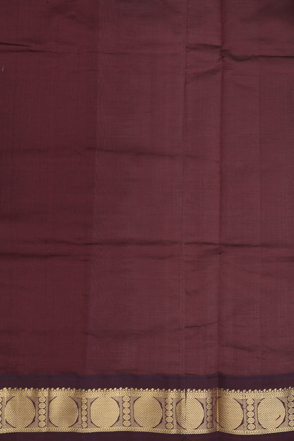 Silk Cotton Saree In Cream Color With Contrast Border