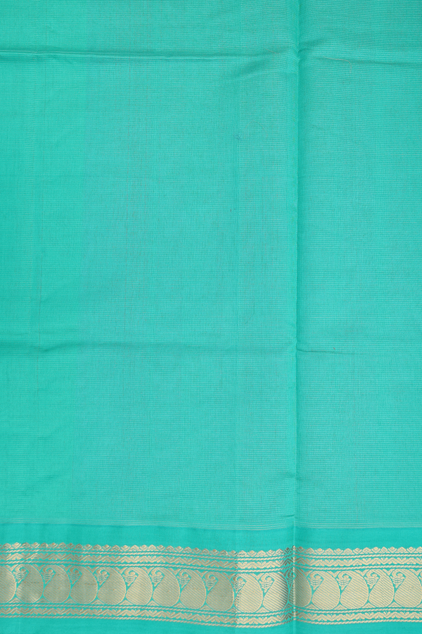 Traditional Silk Cotton Saree In Purple With Stripes Design