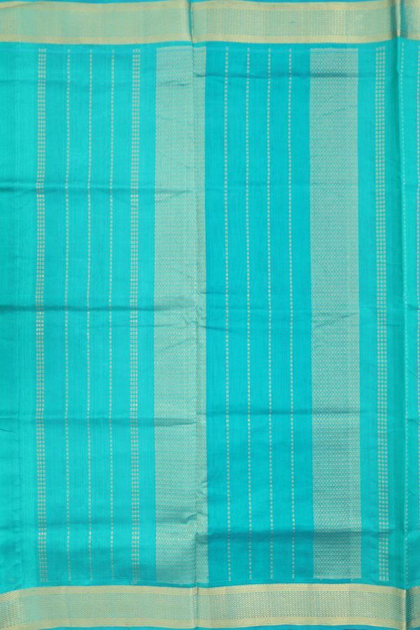 Traditional Silk Cotton Saree In Purple Rose With Zari Border