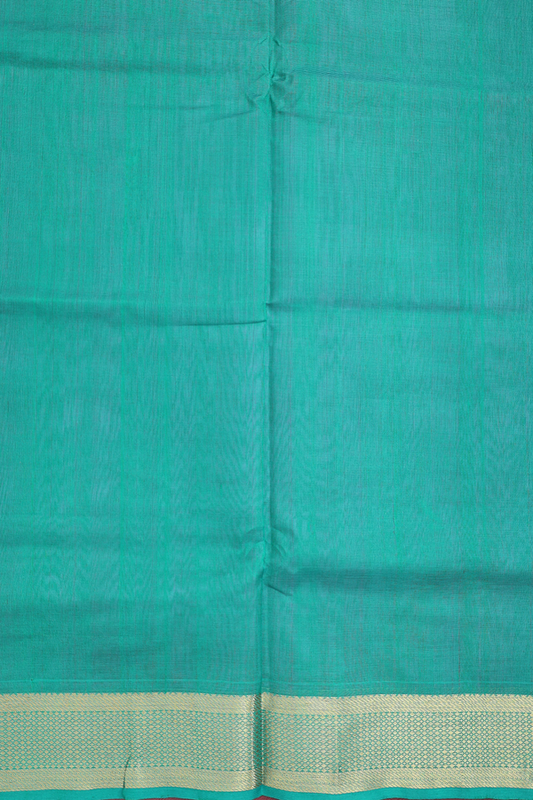 Traditional Silk Cotton Saree In Purple Rose With Zari Border