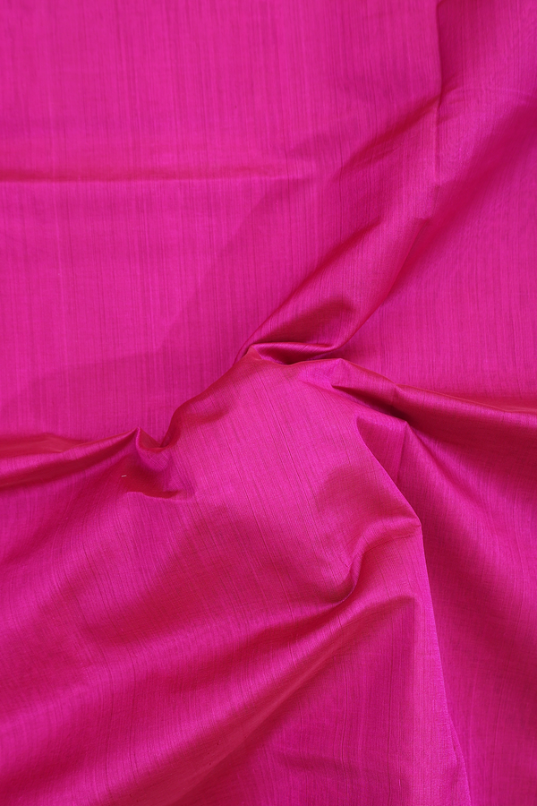 Traditional Silk Cotton Saree In Purple Rose With Zari Border