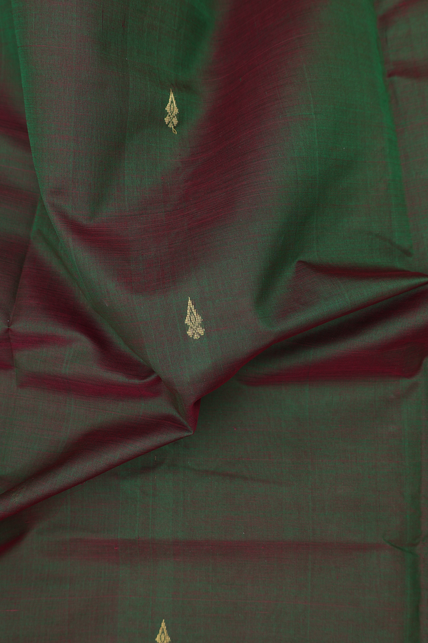 Traditional Silk Cotton Saree In Manthulir With Zari Buttas