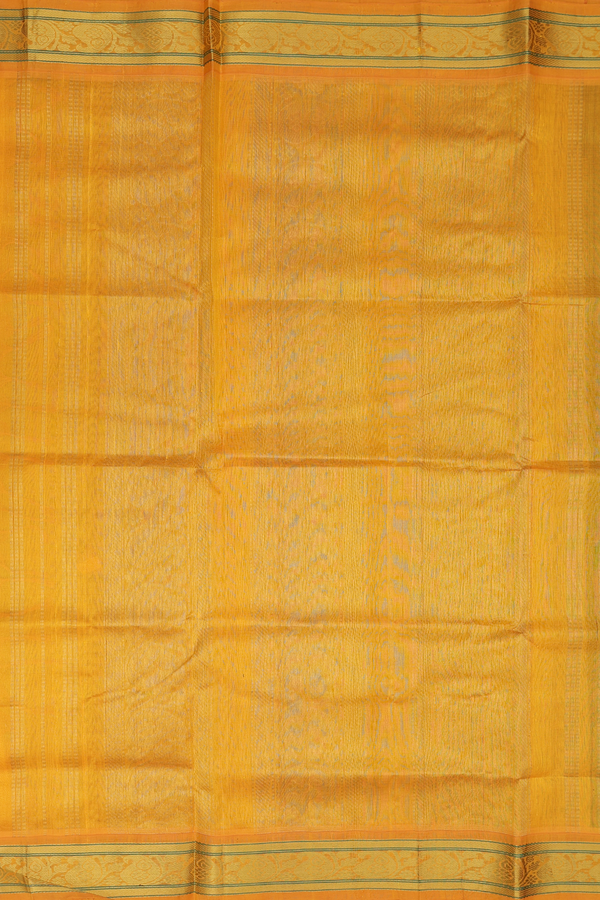 Silk Cotton Saree In Plum Purple With Contrast Border