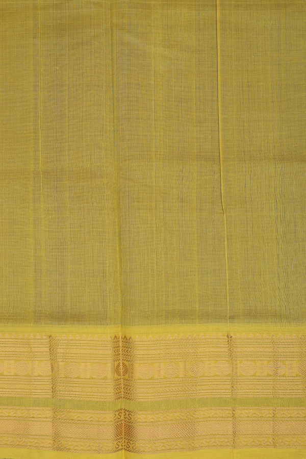 Traditional Silk Cotton Saree Royal Blue With Checks Design