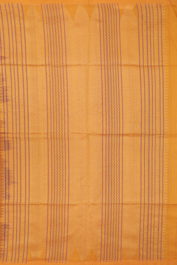 Silk Cotton Saree In Purple Rose With Circle Motifs