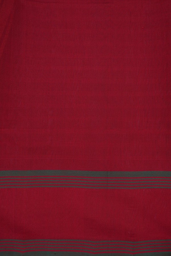Traditional Silk Cotton Saree Cream Color With Checks Design