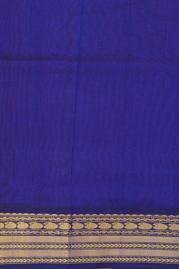 Silk Cotton Saree In Pink With Paisley Buttas