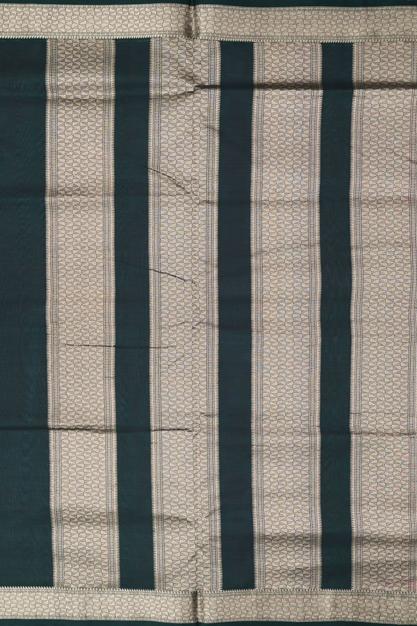 Nine Yards Silk Cotton Saree In Mulberry With Zari Border