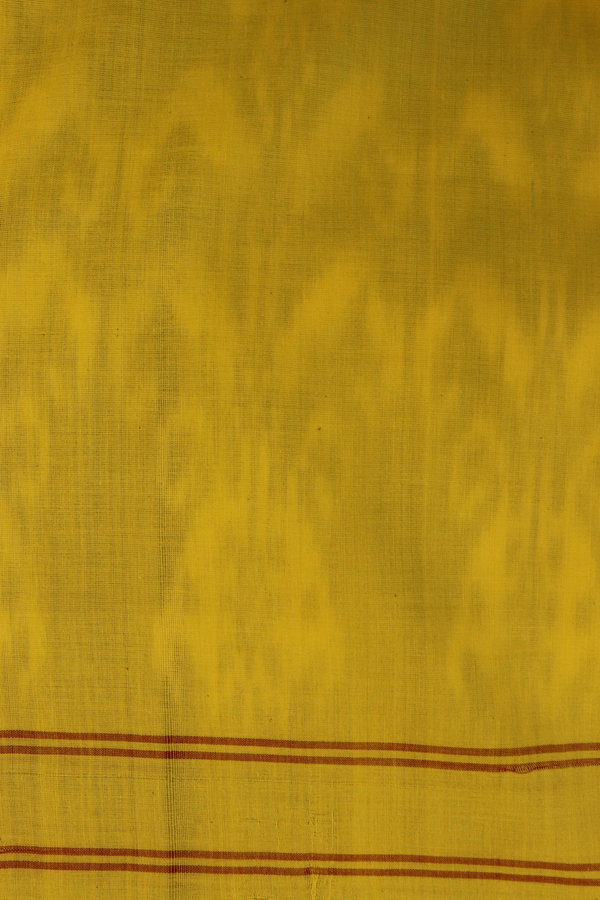 Pochampally Cotton Saree In Grey With Allover Design