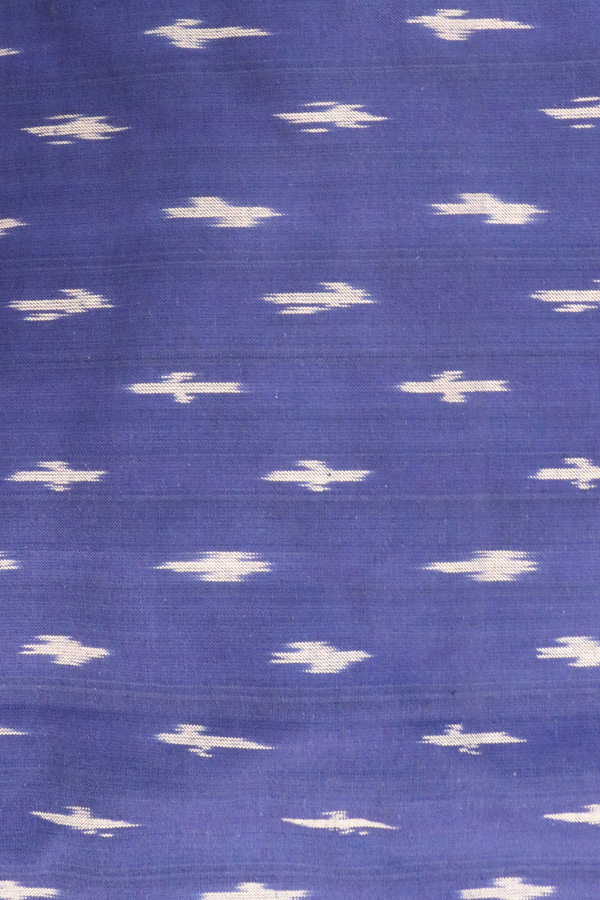 Pochampally Cotton Saree In Black With Diamond Design