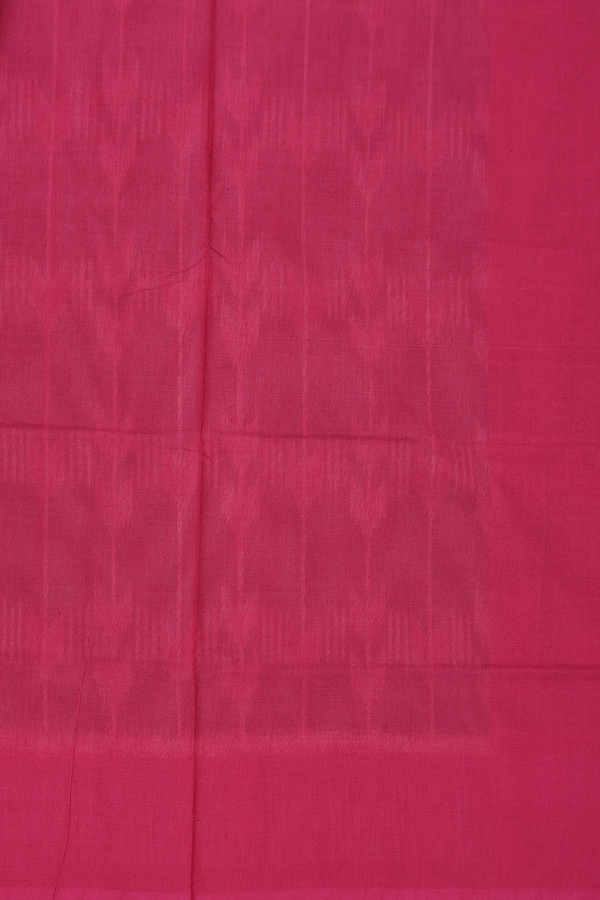 Pochampally Cotton Saree In Grey With Ikat Design