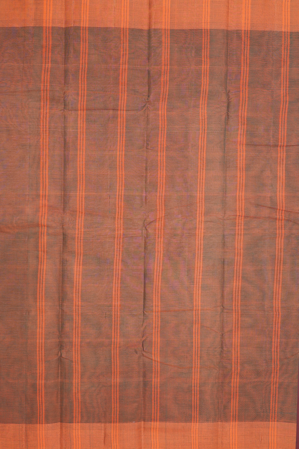 Chettinadu Cotton Saree In Emerald Green With Checks Design