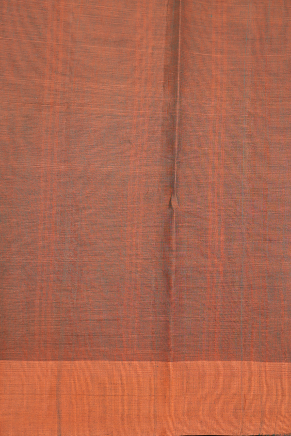 Chettinadu Cotton Saree In Emerald Green With Checks Design