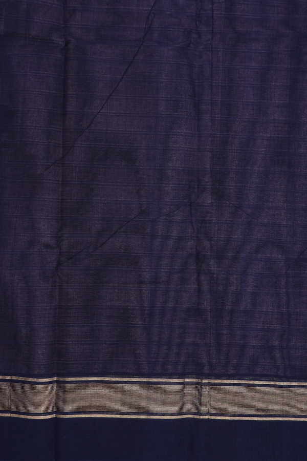 Kanchi Cotton Saree In Dusty Purple With Stripes Design