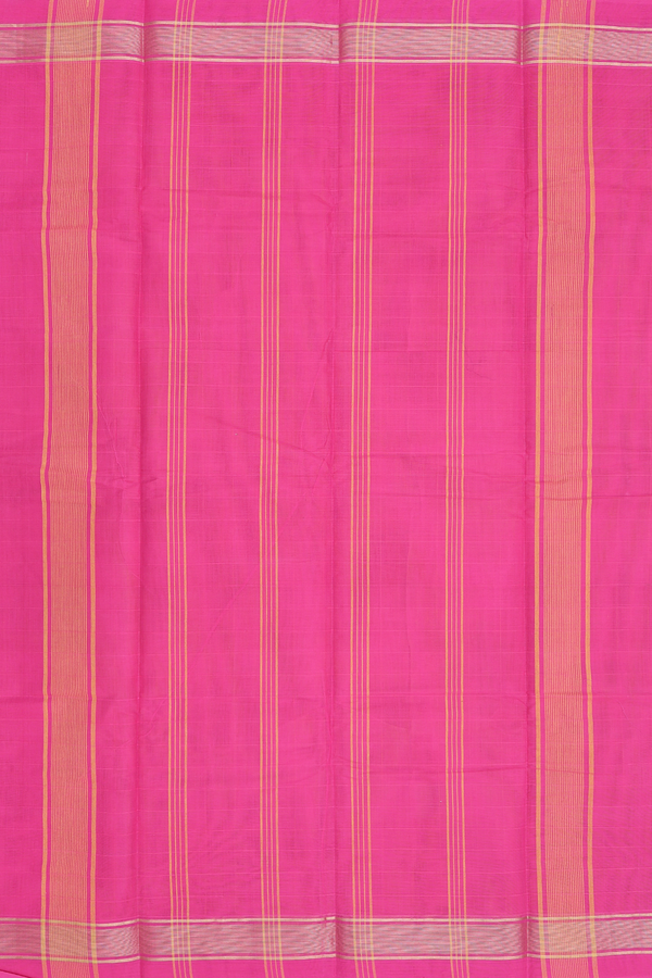 Kanchi Cotton Saree In Dual Tone With Checks Design