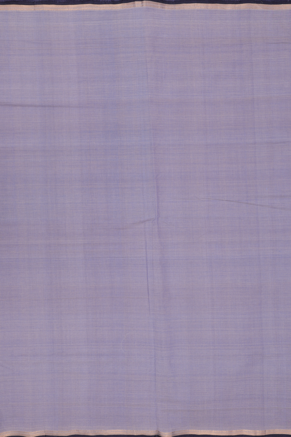 Mangalagiri Cotton Saree In Grey With Zari Border