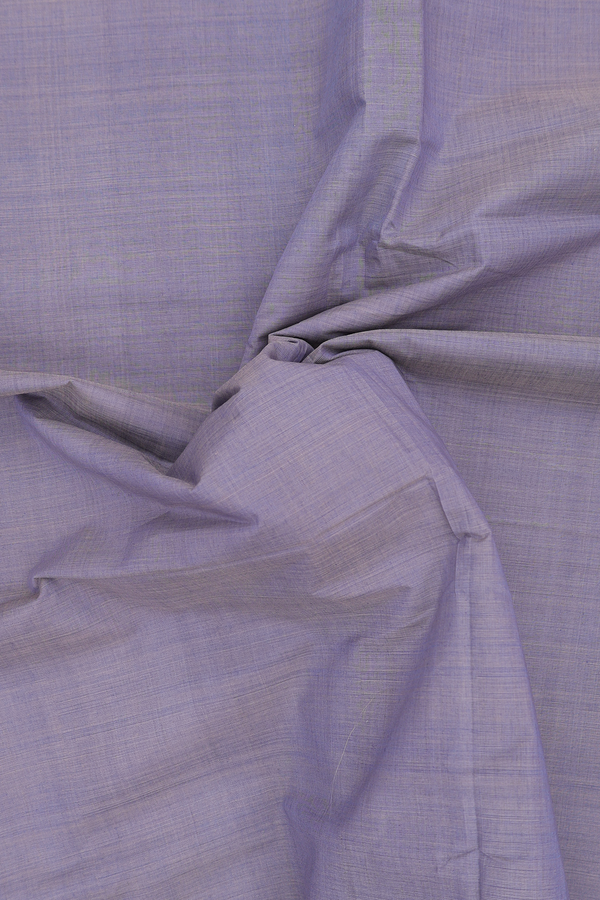 Mangalagiri Cotton Saree In Grey With Zari Border