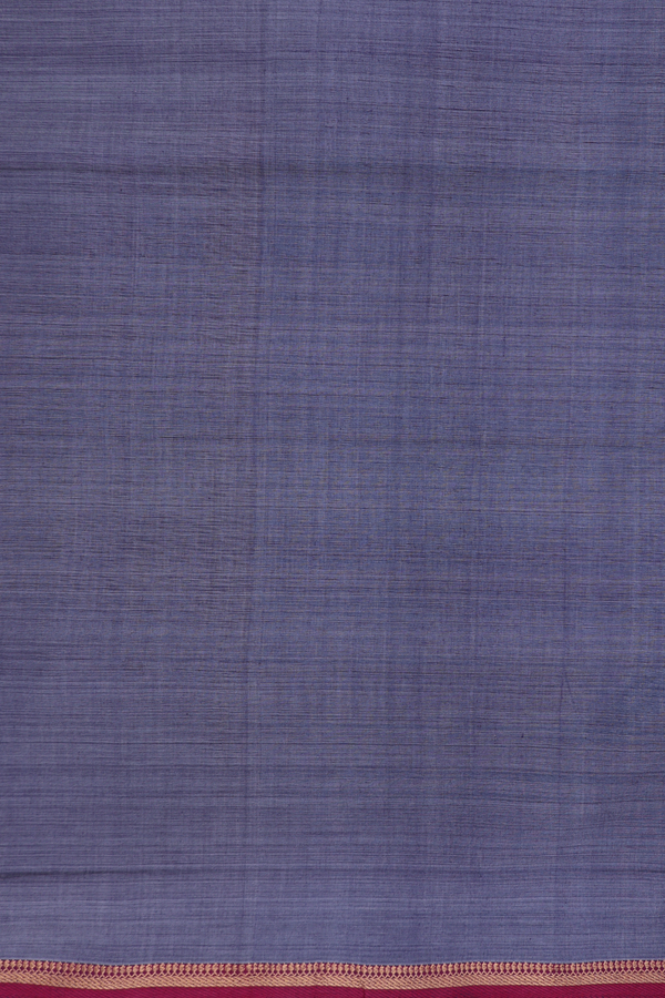 Mangalagiri Cotton Saree In Grey Zari Border