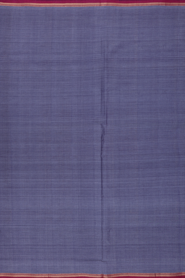 Mangalagiri Cotton Saree In Grey Zari Border