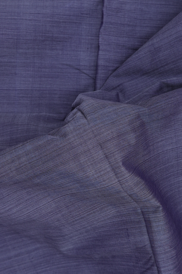 Mangalagiri Cotton Saree In Grey Zari Border