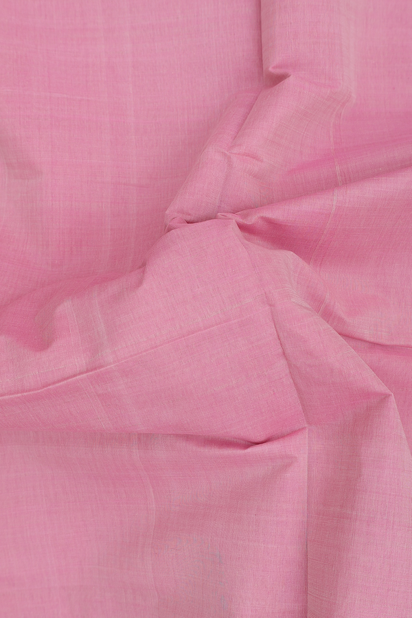 Mangalagiri Cotton Saree In Dusty Pink With Zari Border