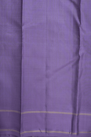 Chakram Peacock Buttas Stone Blue Kanchipuram Silk Saree