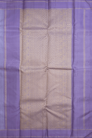Chakram Peacock Buttas Stone Blue Kanchipuram Silk Saree