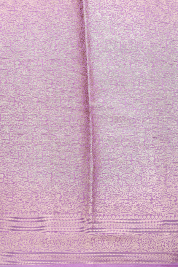 Chanderi Silk Cotton Saree In Green With Zari Buttas