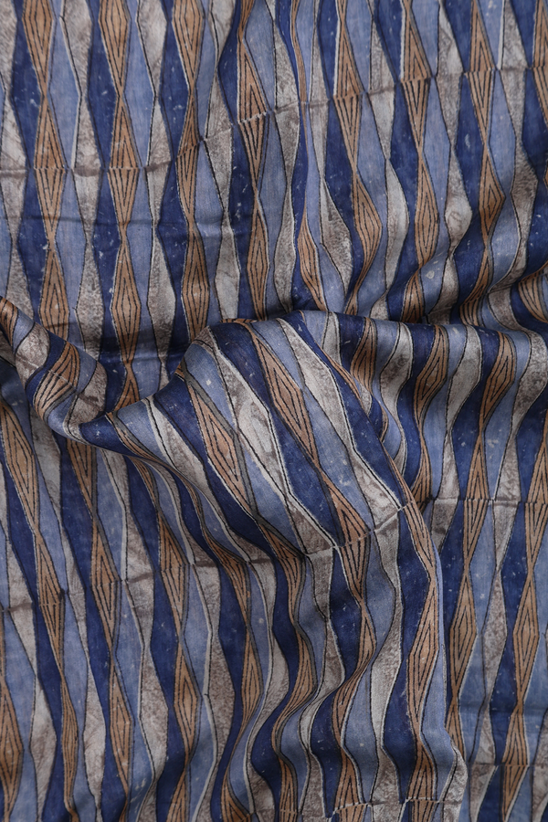 Chanderi Cotton Saree In Multicolor With Allover Design