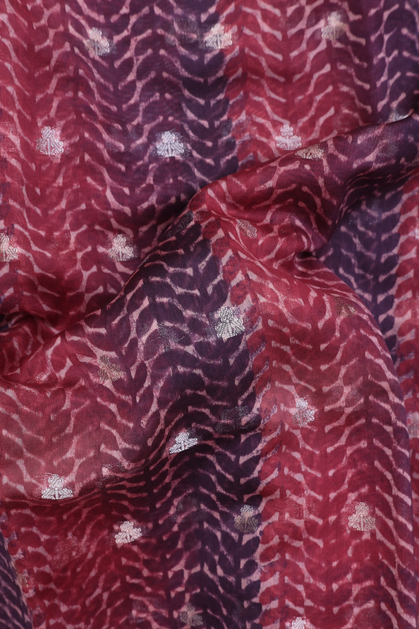 Chanderi Cotton Saree In Multicolor With Zari Buttas