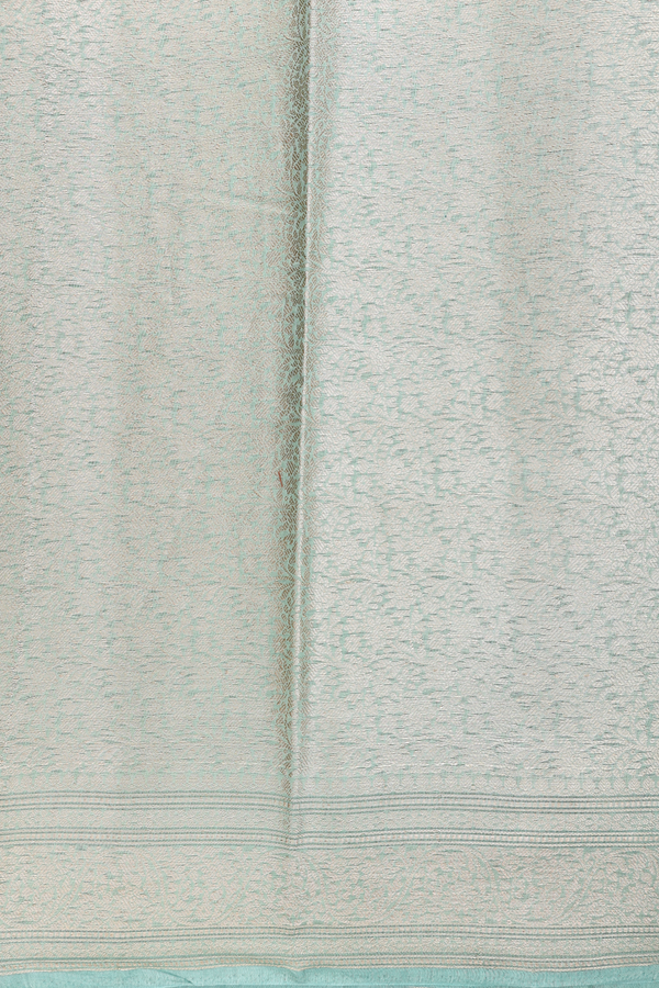 Chanderi Silk Cotton Saree In Lavender With Floral Buttas