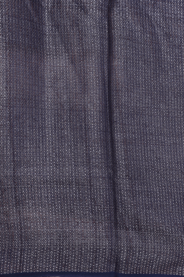 Chanderi Silk Cotton Saree In Burgundy Red With Floral Design