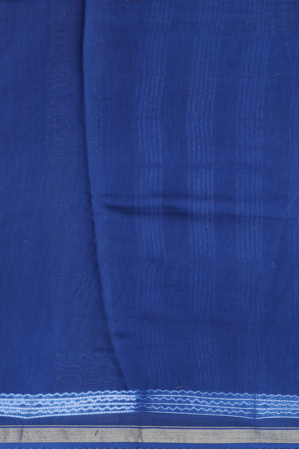 Chanderi Silk Cotton Saree In Purple With Shibori Design