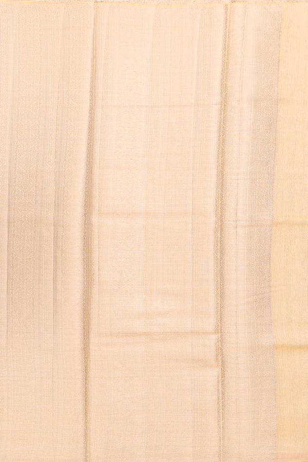 Chanderi Silk Cotton Saree Pink And Yellow With Allover Design