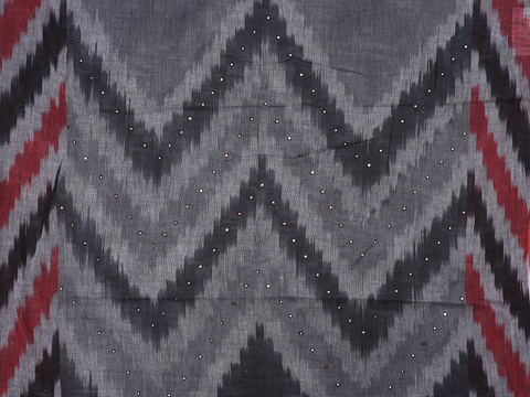 Checks Design Beige Cotton Unstitch Salwar Material
