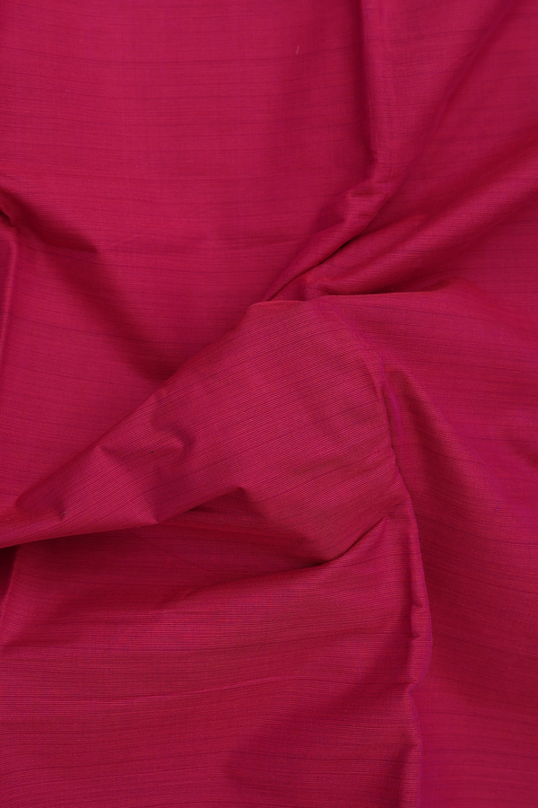 Chettinadu Cotton Saree Deep Mulberry With Contrast Border