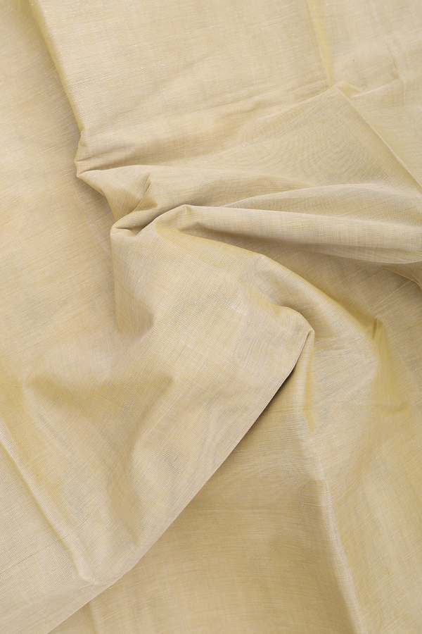 Kanchi Cotton Saree In Beige With Contrast Border
