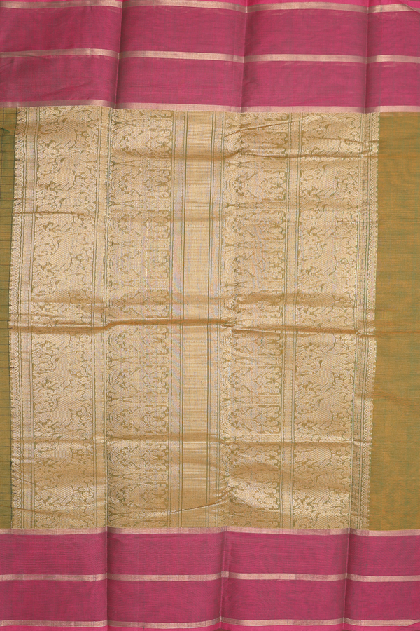 Chettinadu Cotton Saree In Dual Tone With Checks Design