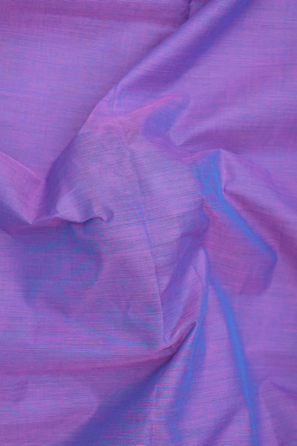 Chettinadu Cotton Saree In Dual Tone With Peacock Border