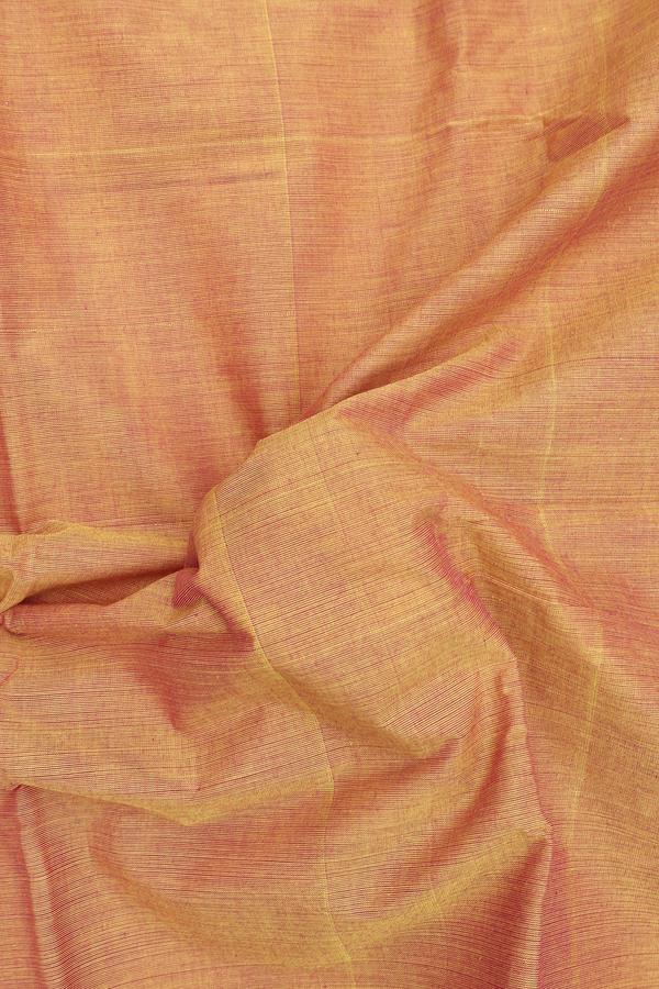 Chettinadu Cotton Saree In Dual Tone With Zari Border