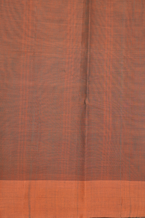Chettinadu Cotton Saree In Emerald Green With Checks Design