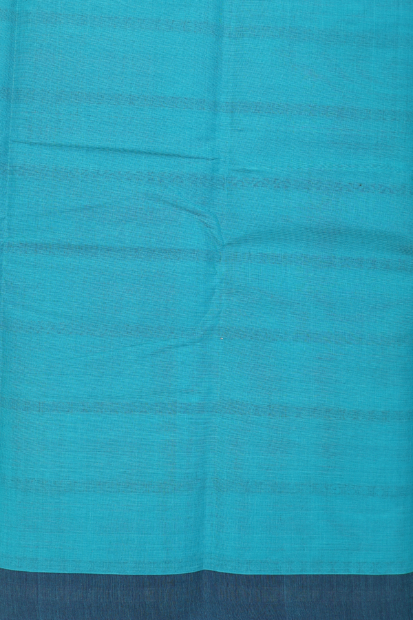 Chettinadu Cotton Saree In Green With Stripes Design