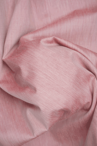 Chevron Border Plain Dusty Pink Apoorva Cotton Saree