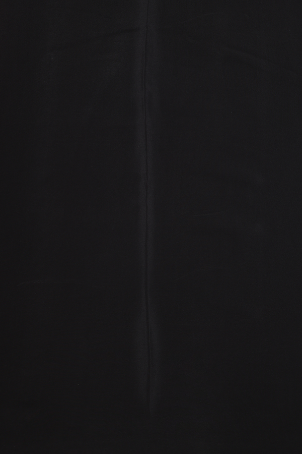 Chiffon Saree In Black With Floral Design