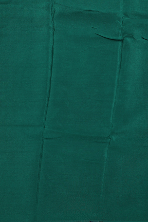 Chiffon Saree In Blue With Floral Design